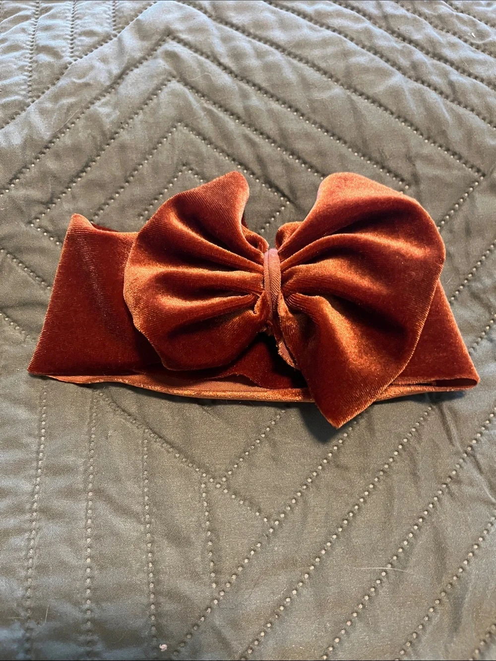Kids Knit & Velvet Bow Headband Set - Pink, Cream, Beige, Rust